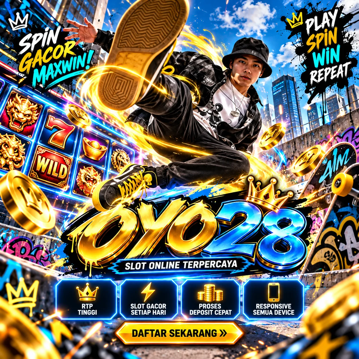 OYO28 — Dunia Game Online Bernuansa Neo-Pop dengan Desain Kreatif dan Visual Ikonik